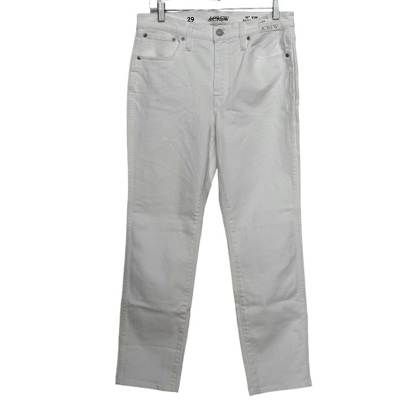 J. Crew White Straight Leg Jeans - Picture 3 of 5